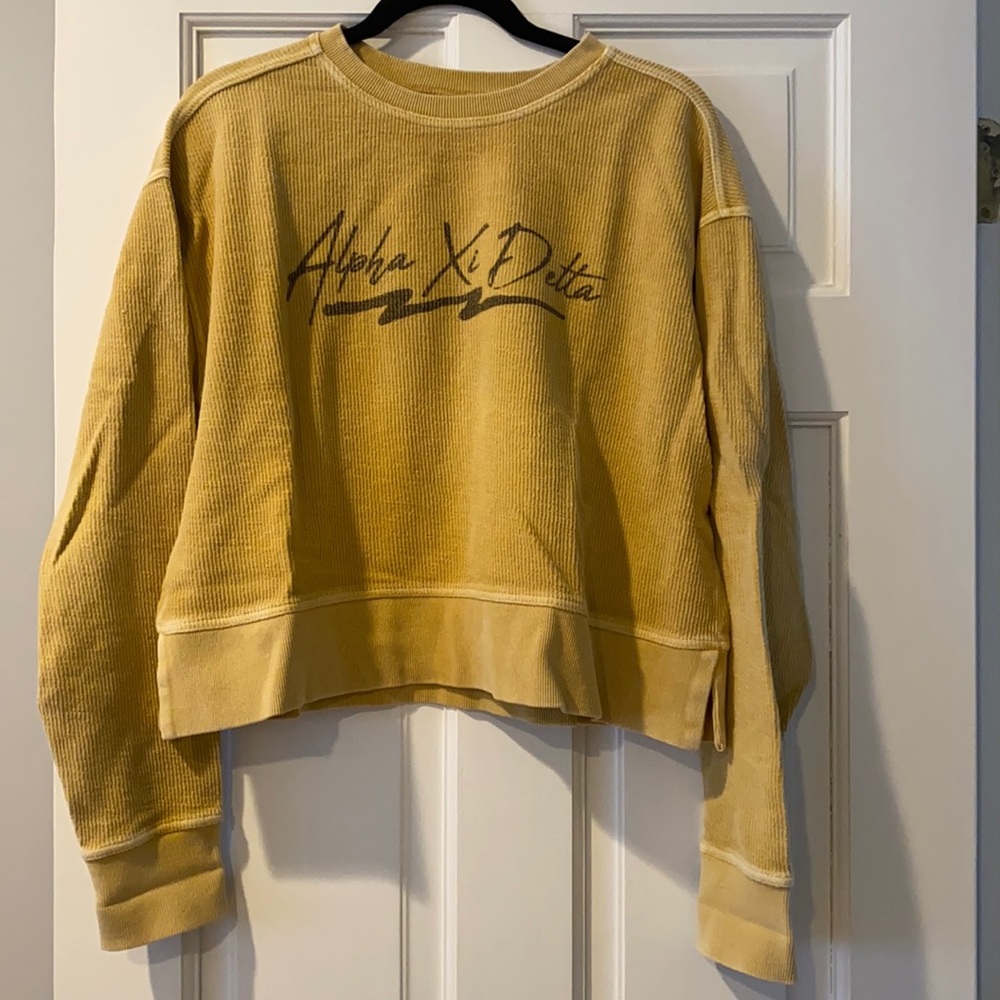Alpha Xi Delta Cropped Sweatshirt
